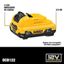 Parafusadeira e Furadeira a Bateria DEWALT DCD710D2 12V MAX Li-Ion 3/8 Pol. com 2 Baterias e Carregador